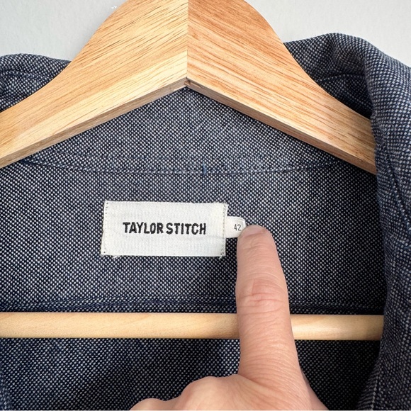 Taylor Stitch Utility Button-Up Shirt Jacket Denim Organic Cotton - Picture 2 of 13